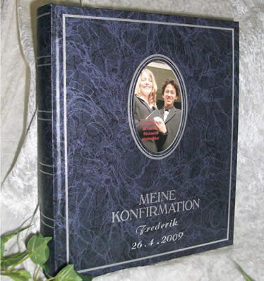 Konfirmationsalbum Kunstleder weiß